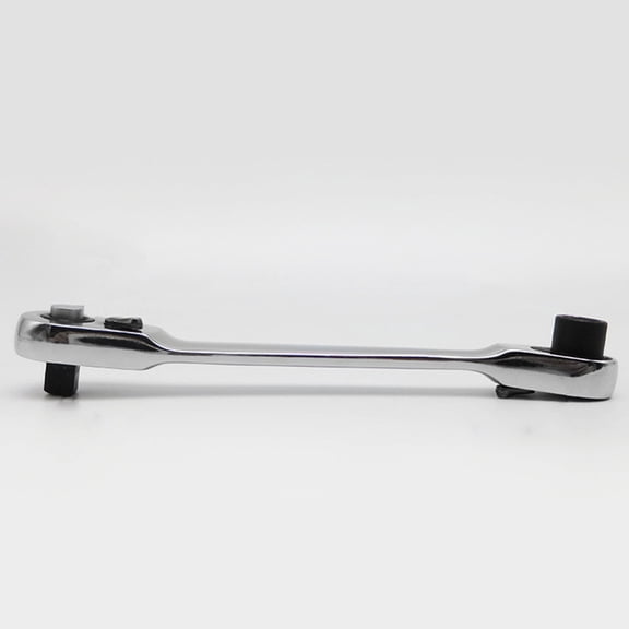OATIPHO Mechanical Fix Socket Wrench Tool Kit in Plated Silver Made of Durable Metal with Strong Torque and Adjustable Design