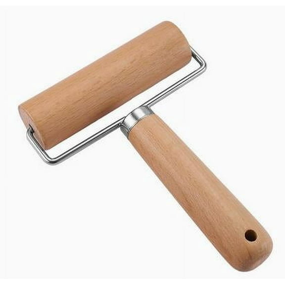 OATIPHO Khaki Wooden Rolling Pin for Kitchen Dumpling Wrappers