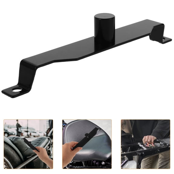 OATIPHO Black Metal Motorcycle Seat Bracket Shock Absorption Seat Fixing Accessory