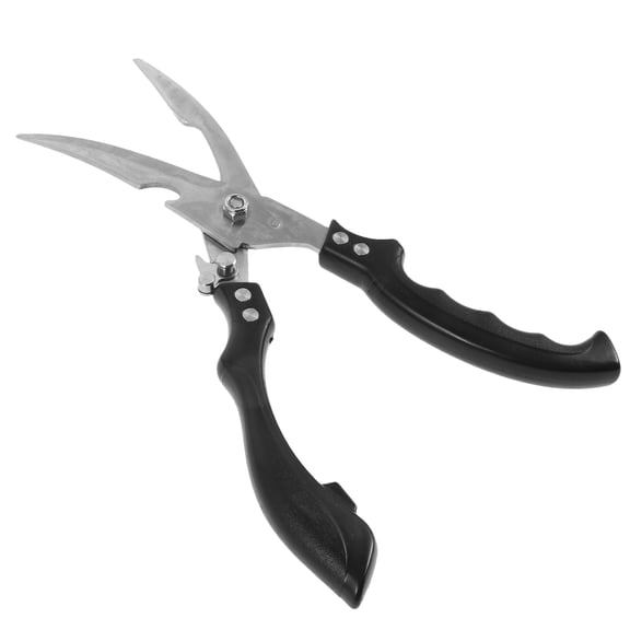 MUSEYA Multi-Purpose Kitchen Shears for Hair Cutting Made of Stainless Steel and Plastic Lightweight