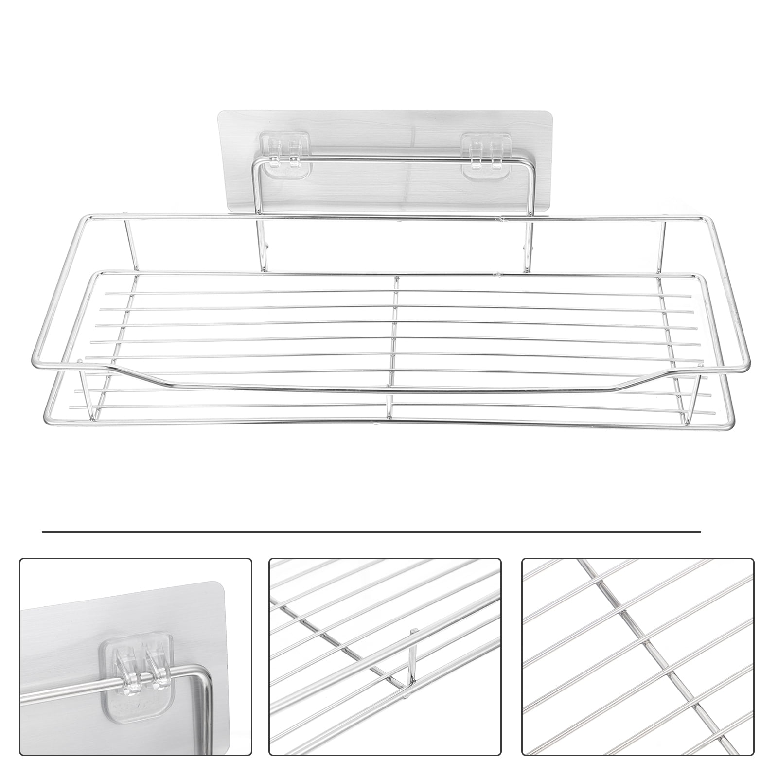 MUSEYA Multipurpose Silver Storage Racks 1 Kitchen and Bathroom No ...