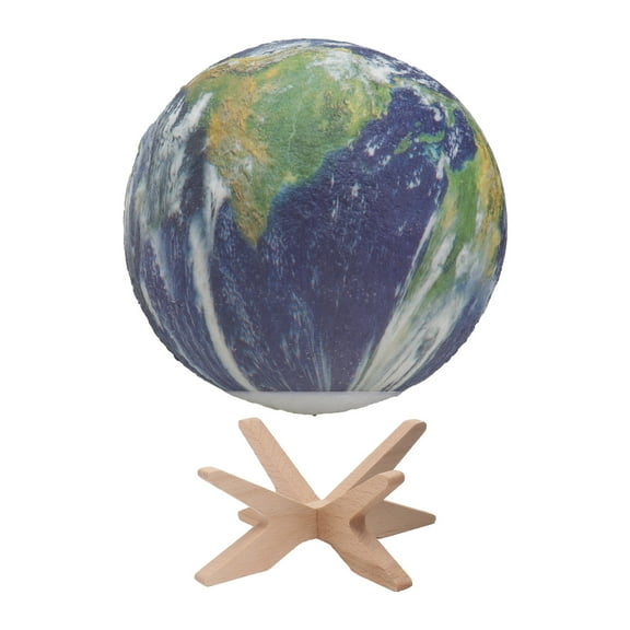 MUSEYA Navy Globe Lamp with LED Light for Decor Safe and Durable PVC Material 3D Design