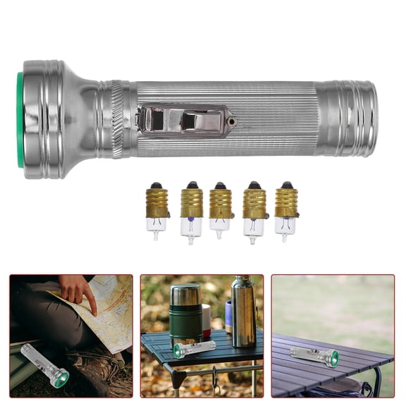 OATIPHO Old Fashioned 1980S Inspired Red Light Flashlight Portable for Outdoor and Photography