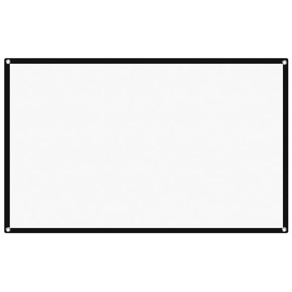OATIPHO Compact Portable White Projector Screen for Indoor Outdoor Theater Camping and Classroom Use