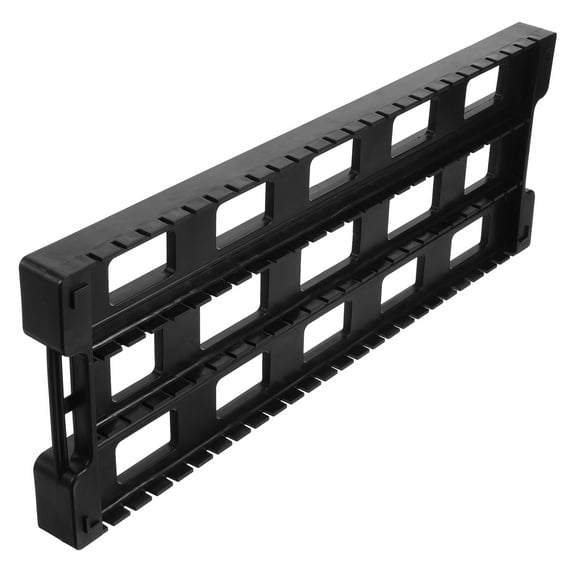 OATIPHO Circuit Board Bracket 25-Slot Black ABS Anti-Static for
