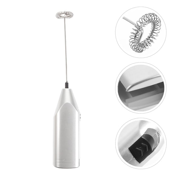 OATIPHO 1Pc Stainless Steel Electric Hair Color Paste Stirrer Lightweight Portable Mixer for Home Use