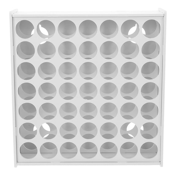 OATIPHO Paint Stand Wooden Paint Rack Storage Stand With Holes For Students White Pigment Holder 1 PCS