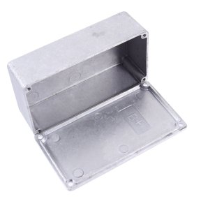 OATIPHO Aluminum Stomp Box Case Plated Silver for Guitar Pedal Enclosure Anti-Rust