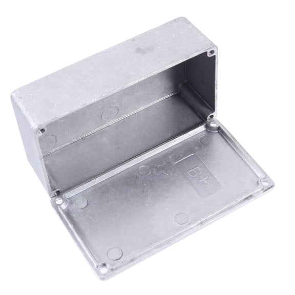OATIPHO Aluminum Stomp Box Case, Silver, for Storage, Anti-Rust, Smooth Surface