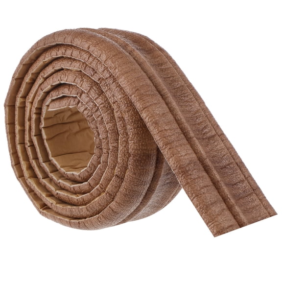 OATIPHO Thickened Coffee Baseboard Border Self Adhesive Wall Trim Skirting for Home