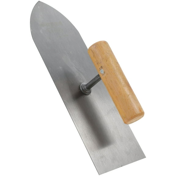 MUSEYA Steel Concrete Trowel Tool Silver Pointed Design for Precise Finishing