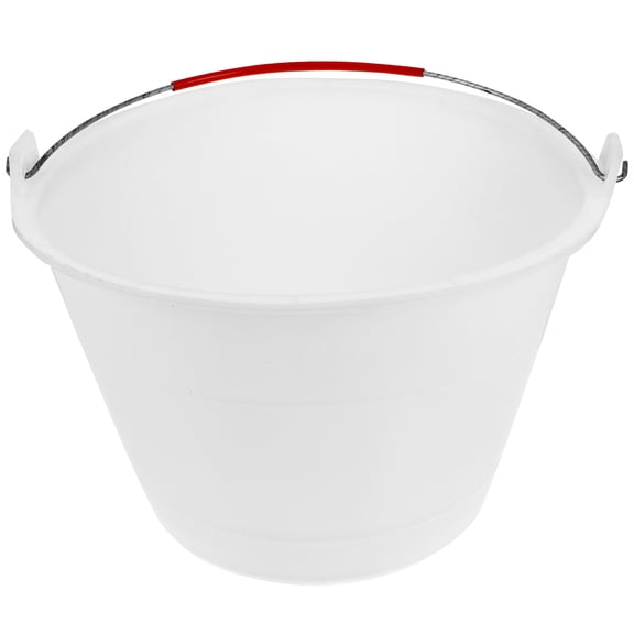 OATIPHO Thickened Plastic Concrete Bucket with Handle Portable Cement Sand Storage Bucket for Construction