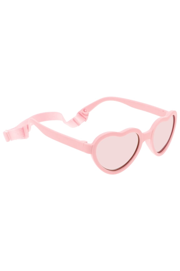 Polarized Sunglasses for Teen Girls Heart Shaped Pink 1Set Anti-Glare Fashionable