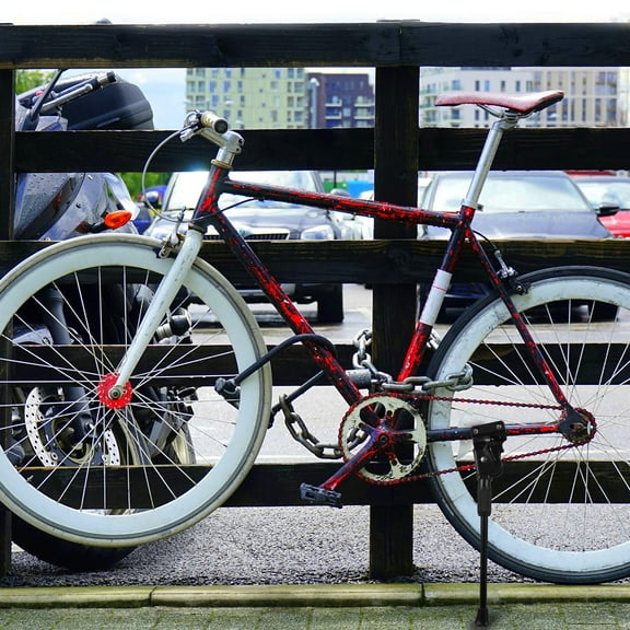 OATIPHO Black Aluminum Alloy Bike Kickstand Easy Quick Release Stable Support for Mountain Bikes