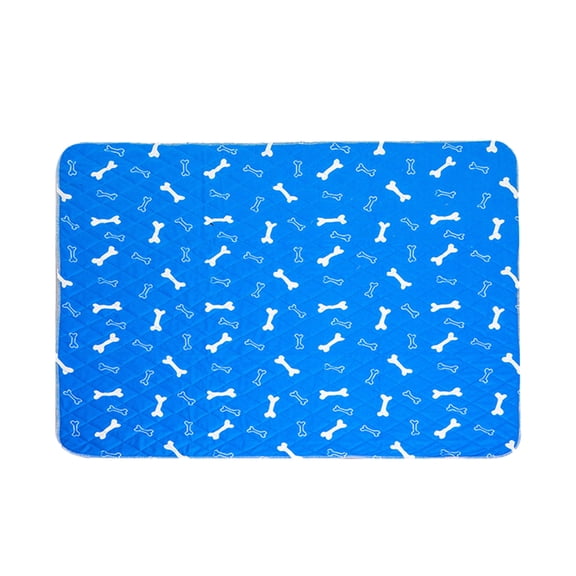 MUSEYA Blue Cloth Pet Mat High Absorbency Washable Dog Training Pad Comfortable Safe