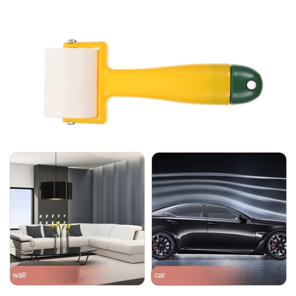 MUSEYA Quilting Seam Roller Tool for Sewing Yellow Plastic for Craftsmen 1Pcs