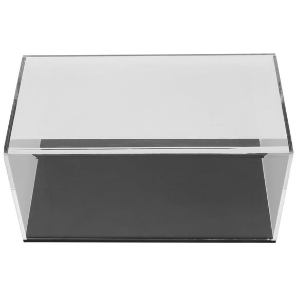 MUSEYA Rectangular Clear Display Box Acrylic Moistureproof Storage for Hobbyists 1Pack