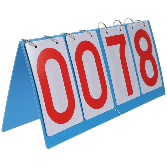 OATIPHO Professional Portable Scoreboard with Clear Number Flipper for Sports Events