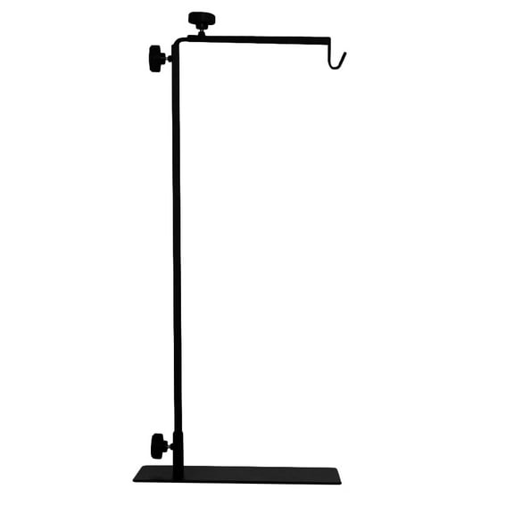 OATIPHO Heat Lamp Stand for Reptiles Black 1Pack