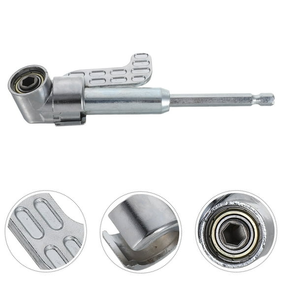 OATIPHO 105 Degree Right Angle Drill Adapter for Fastening Use Compatible with Electric Drills and Socket Wrenches