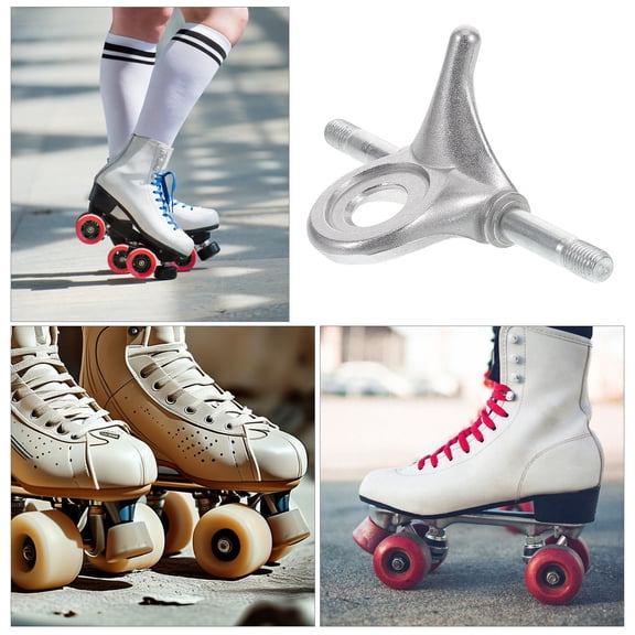 OATIPHO Roller Skate Parts Quad Skates Silver Aluminum Triangle 1Pcs Holder