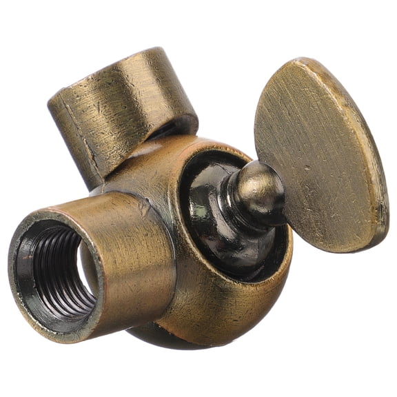 OATIPHO Outdoor Lamp Parts Hardware Wall Sconce Arm Adapter Golden Zinc Alloy 1Set