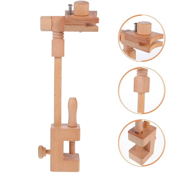 OATIPHO embroidery needlework frame Cross Stitch Stand Wood 1 Set for DIY Projects