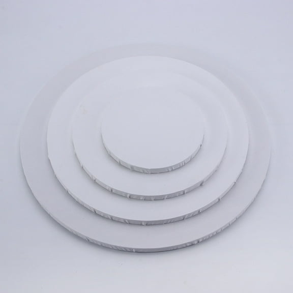 OATIPHO Round Wood Canvas For Painting DIY Canvas Frame For Artists White 1 Set