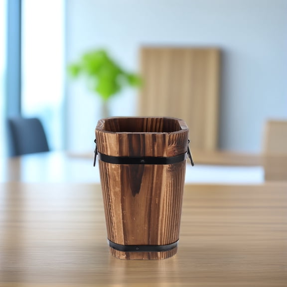 OATIPHO Rustic Wood Planter Box Decorative Flowerpot for Garden and Outdoor Decor