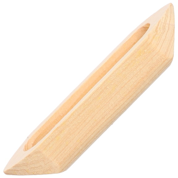 MUSEYA Sailboat Model Wooden Boat Model Light Yellow 1Pcs Collectors Item