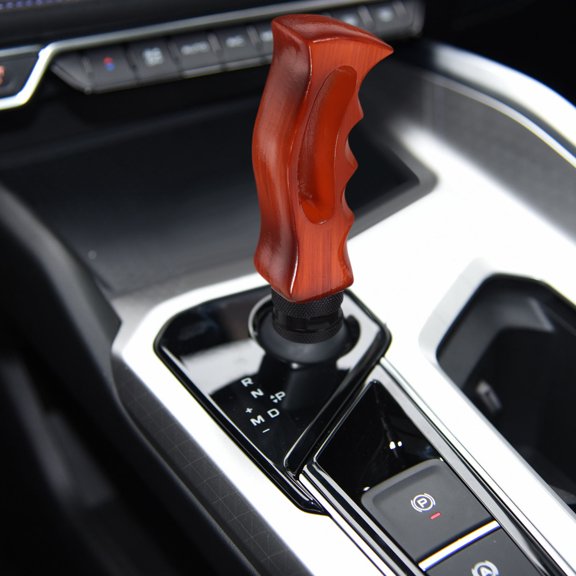 OATIPHO Gear Shift Knob, Dark Red Resin, Easy Install for Auto Transmission