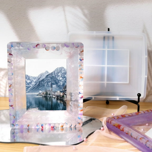 MUSEYA Silicone Epoxy Resin Molds 1Pcs For Leisure Time DIY Crafts Making In White Shade