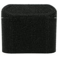 thumbnail image 1 of OATIPHO Small Trash Can for Car Black Plastic Bling Shiny Design for Kitchen Use 1Pcs, 1 of 8