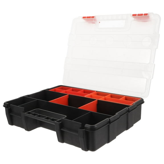 OATIPHO Parts Organizer Box Small Parts Storage Containers Multi 1Set For Tool Storage