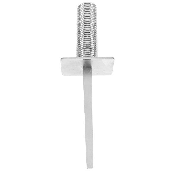 OATIPHO Spring Loaded Soccer Flagpole Base Durable Plated Silver Ground Stake for Football Field Use