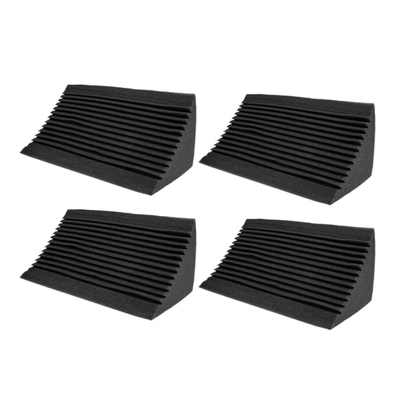 OATIPHO 4Pcs Sound Wall Panels Black Low Frequency Noise Reduction for Home Theater and Ktv