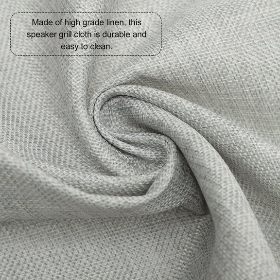 OATIPHO High Grade Linen Speaker Grill Cloth Fabric Mesh for Window and Large Speaker Cover