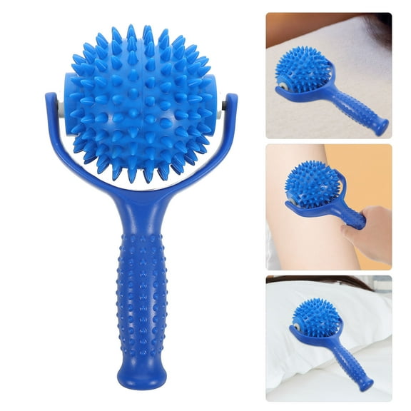 OATIPHO Portable Deep Tissue Muscle Roller with Spiked Design for Home Fitness Use