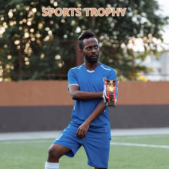 OATIPHO Small Trophy Award Metal Assorted Color 1Pack