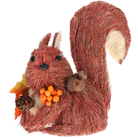 MUSEYA Small Squirrel Figurine Squirrel Craft Brown 1Pack