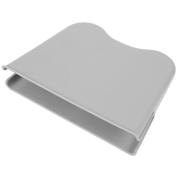 MUSEYA Stainless Plastic Splash Guard Litter Box Guards Light Grey 1Pcs