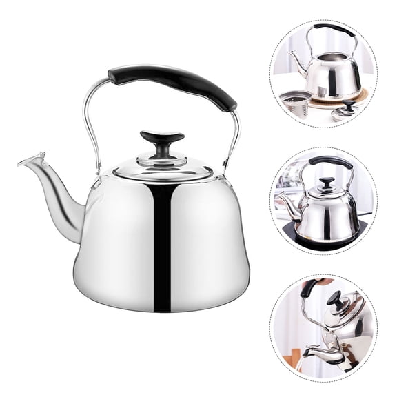 OATIPHO stovetop teapot Thick Stainless Steel Water Heating Kettle 1 Set for Family