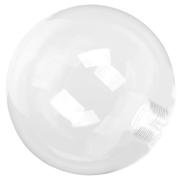 MUSEYA Transparent Globe Lampshade Clear Ceiling Lampshade Decor Visible Spherical Lampshade