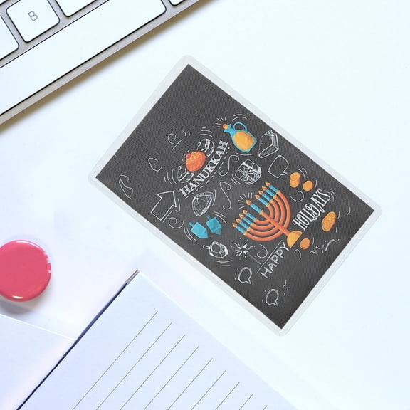 MUSEYA Transparent PVC ID Holder 5Pcs for Credit and Business Cards