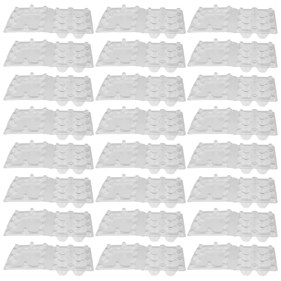 OATIPHO Eco-Friendly PVC Quail Egg Holders for Easy Transport 50Pcs