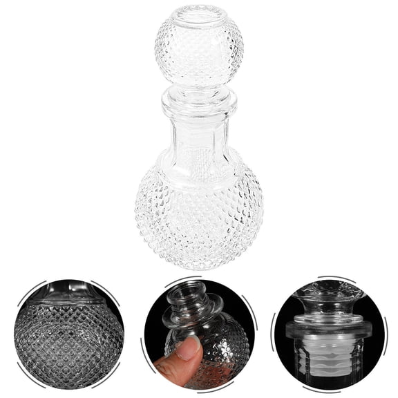MUSEYA Glass Decanter for Storage with Simple Artistic Appearance