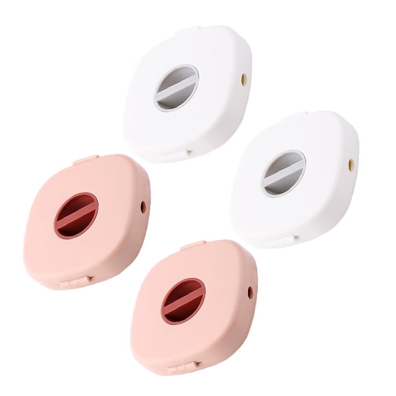 MUSEYA 4Pcs Wire Management Box Portable Assorted Colors for Charging Cable Control