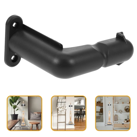 OATIPHO Cordless Vacuum Accessories Black Plastic Wall Mount Holder for Space Saving Storage