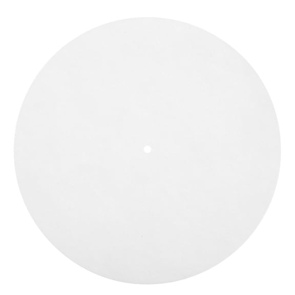 OATIPHO White Felt Turntable Mat for Vinyl Records, Sound Absorbing, Nonslip, Protective