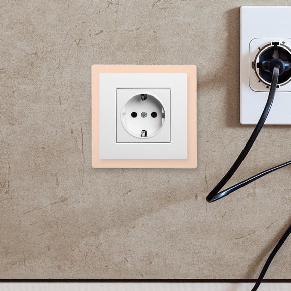 OATIPHO Golden Decorative Light Switch Cover Plate for Home with Extended Coverage